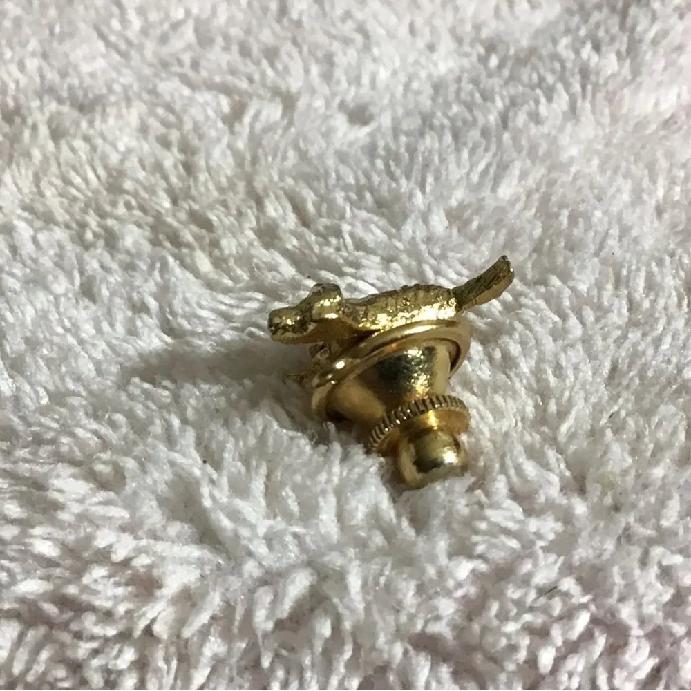 Gold Dog Charm Pendant for Small Pets